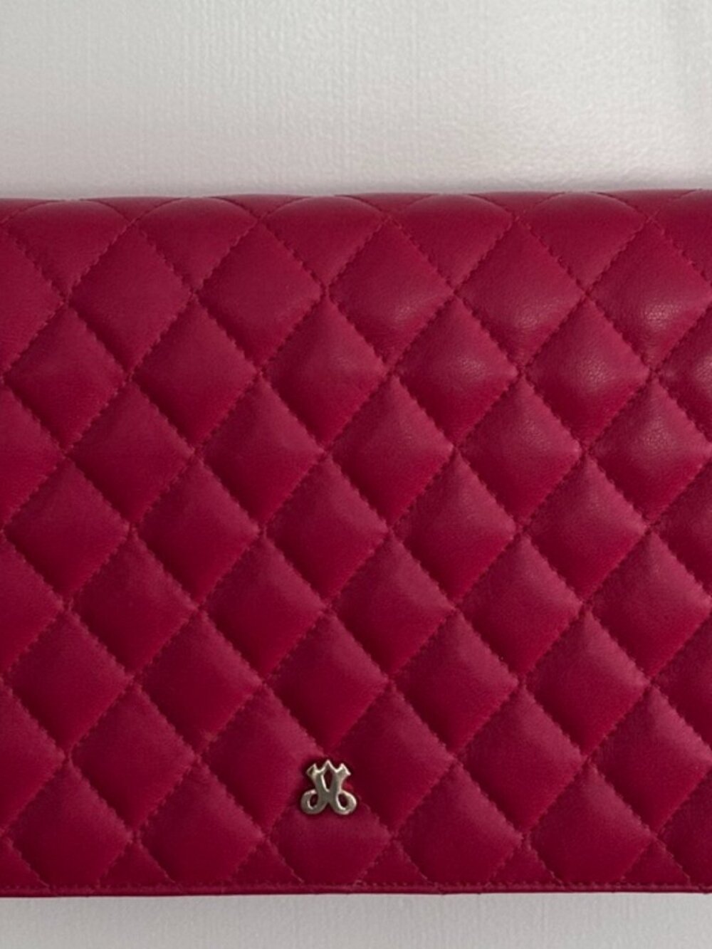 Jay Herbert of New York, Authentic Vintage Quilted Red Leather Handbag,New w/Tag - Picture 2 of 11